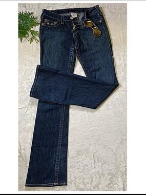 True Religion Jeans World Tour boot cut section jeans dark wash Size 27